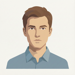 Stylized illustration of computer scientist Cal Newport